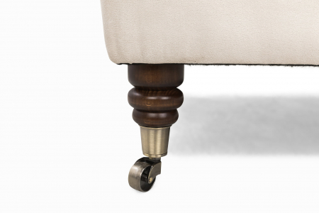 Taburet Chesterfield, Bej, 70x32x70 cm [4]