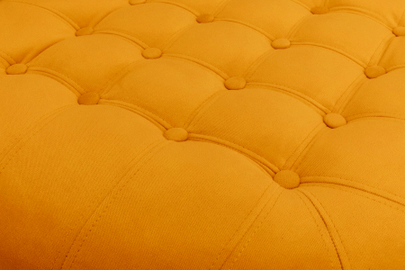 Taburet  Chesterfield, Galben, 80x32x80 cm [3]
