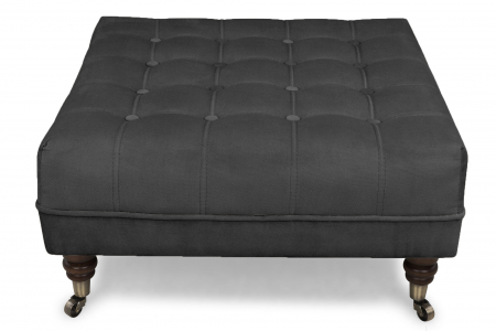 Taburet  Chesterfield , Gri, 70x32x70 cm [2]