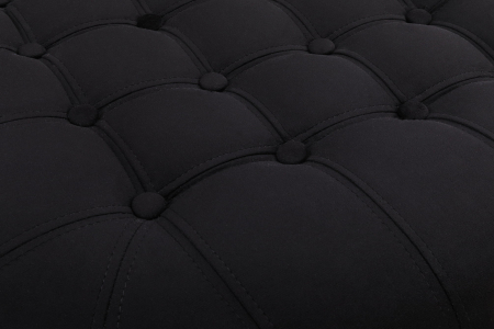 Taburet  Chesterfield, Negru, 80x32x80 cm [1]