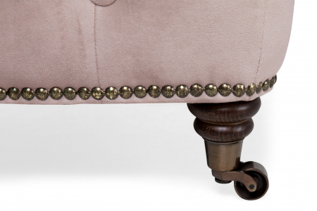 Taburet  Chesterfield, Roz, 75x45x70 cm [2]