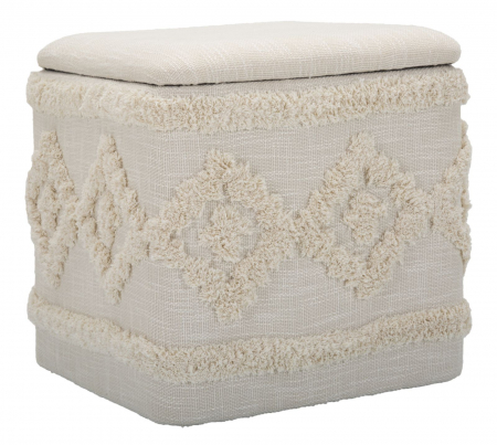 SALE % - Taburet cu Depozitare Patrat Damasco 40X40X40 cm