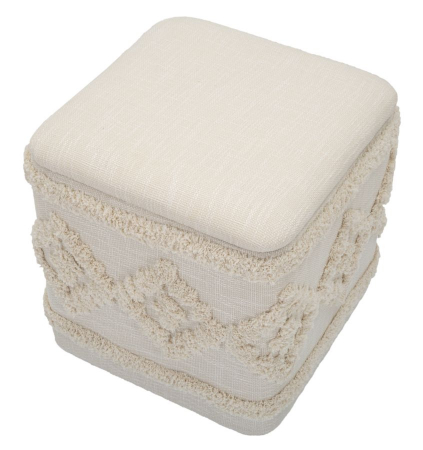 Taburet cu Depozitare Patrat Damasco 40X40X40 cm [2]