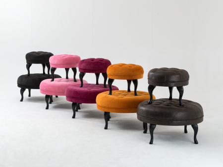 Taburet Diana, Gri, 80x44x80 cm [14]