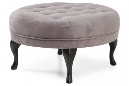 Lichidare stoc - Taburet Diana, Gri, 80x44x80 cm