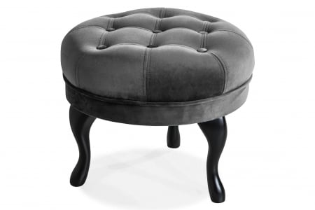 Taburet  Diana, Gri inchis, 50x44x44 cm [1]