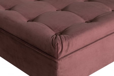 Taburet Diana, Roz inchis, 70x44x70 cm [2]