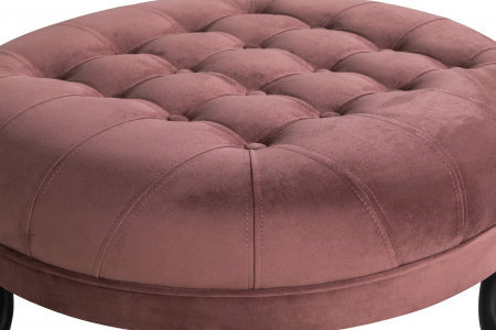 Taburet  Diana, Roz inchis, 80x44x80 cm [3]