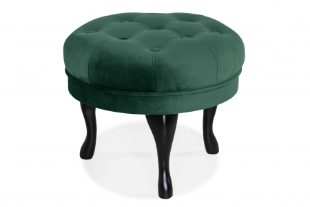 LIVING - Taburet  Diana, Verde inchis, 50x44x44 cm