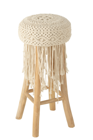 SALE % - Taburet, MACRAME