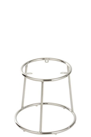 SALE % - Taburet, Metal, Argintiu, 40x40x34 cm
