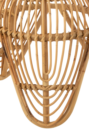 Taburet ratan, Fibre naturale, Natural, 44x44x41 [2]