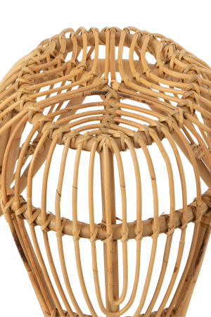 Taburet ratan, Fibre naturale, Natural, 44x44x41 [2]