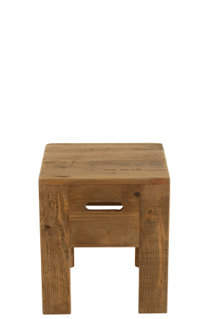 Taburet Will, Lemn de Pin, Maro [1]