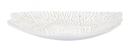 Tava decorativa Tray, Rasina, Alb, 6x37x34 cm [1]