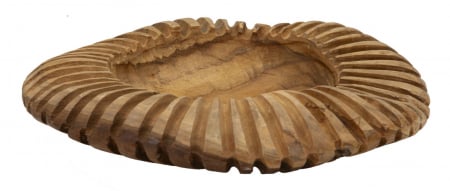 Tava, GERIS din tec reciclat ø 35x7 cm (piesa unica) [4]