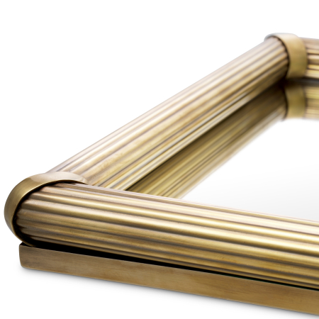 Tava Lenora finisaj vintage din alama |L. 59 | W. 41.5 | H. 4.5 cm  [2]