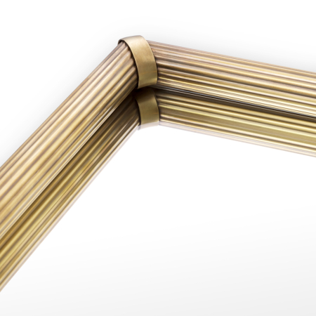 Tava Lenora finisaj vintage din alama |L. 59 | W. 41.5 | H. 4.5 cm  [3]