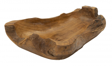 SALE % - Tava, NARRO din tec reciclat 29x40x10 cm (piesa unica)