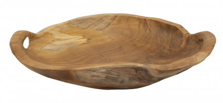 SALE % - Tava, WAHAN din tec reciclat 42x36x7 cm (piesa unica)