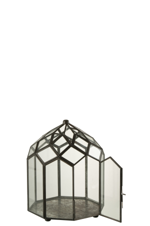 Terarium, Sticla, Negru, 23x23x30 cm [1]