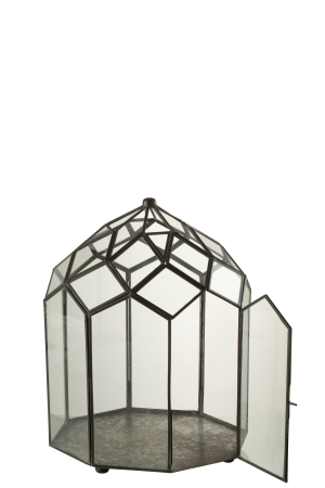 Terarium, Sticla, Negru, 25x25x38 cm [2]