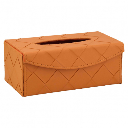 Accesorii - Cutie pentru șervețele Molly (portocaliu), Dims: 9.5 x 24.0 x 13.0 cm