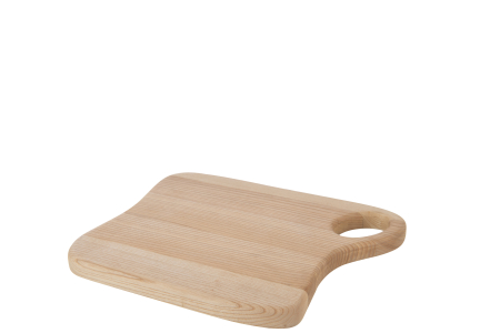 Tocator din lemn masiv de frasin, natur, S [1]