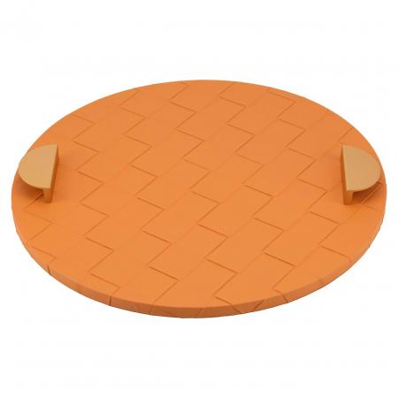 DINING - Tavă Mavey (Portocaliu), Dims: 3.0 x 40.0 x 40.0 cm