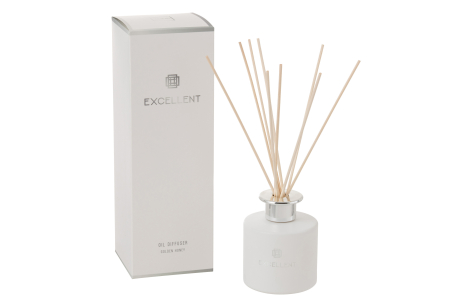 Ulei parfumat, Sticla, Alb, 9x9x27 [1]