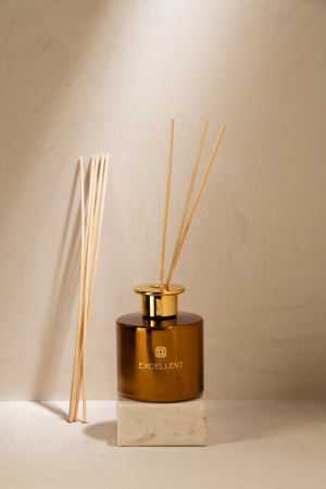 Decoratiuni - Ulei parfumat, Sticla, Maro, 9.1x9.1x27.2