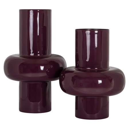 Vase Ashlyn burgundy large [2]