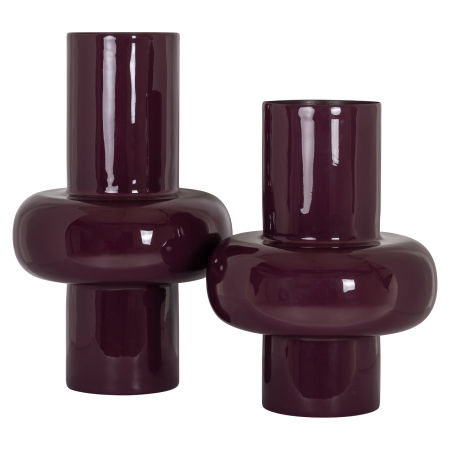 Vase Ashlyn burgundy small [2]