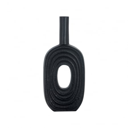 Vaza Emar, Aluminiu, Negru, 41x18.5x6 cm [3]
