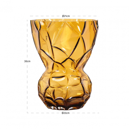 Vază Mason mare (Chihlimbar), Dims: 30.0 x 24.0 x 24.0 cm [1]