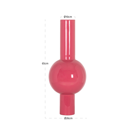 Vase Noura bright pink [1]