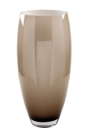 SALE % - Vaza Africa, Opal/Sticla, Bej, 40 cm