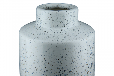 Vaza Algarve, Ceramica, Alb/Argintiu, 12.5x19.5x12.5 cm [1]