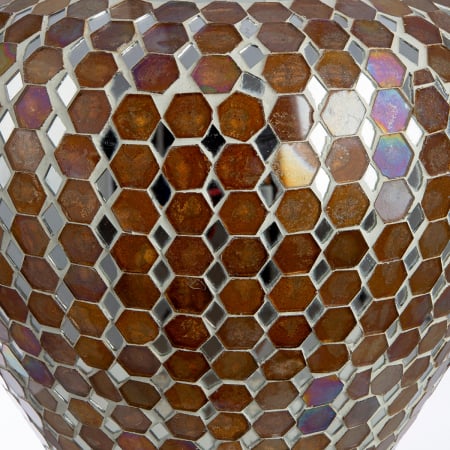 Vaza, Allegra, grafica, Sticla, maro, PU 2, H. 23 cm, D. 23 cm [2]