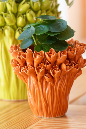 Vază, Ambrosia ceramică, Orange M, L 28| W 28| H 29 cm [1]