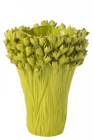 Vază, Ambrosia ceramică, Verde M, L 35| W 35| H 43.5 cm SALE % - Vază, Ambrosia ceramică, Verde M, L 35| W 35| H 43.5 cm