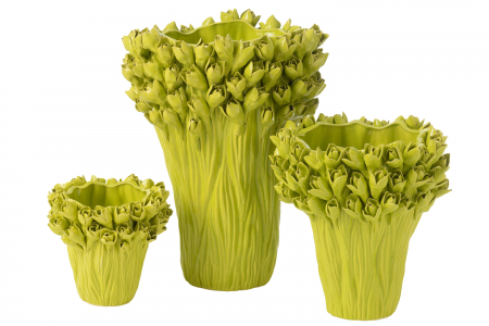 Vază, Ambrosia ceramică, Verde M, L 35| W 35| H 43.5 cm [1]