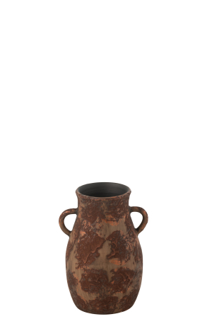 SALE % - Vază, Amphore Terra Maro/Rugină S, L 20| W 20| H 30 cm