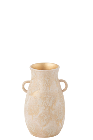 SALE % - Vază, Amphore Terra Rose Gold M, L 24| W 24| H 40 cm