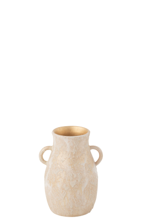 SALE % - Vază, Amphore Terra Rose Gold S, L 20| W 20| H 30 cm