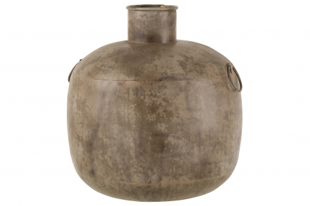 VAZE SI GHIVECE - Vaza Antique, Metal/Fier, Maro, 50x50x53 cm