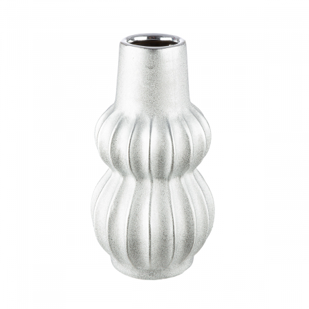 SALE % - Vaza, Argento, Ceramica, argintie, PU 4, H. 22 cm, D. 11,5 cm
