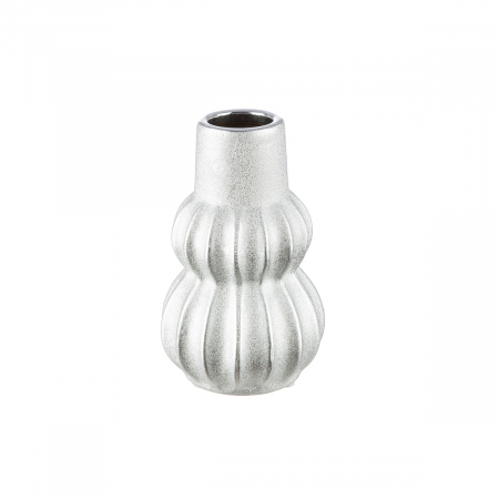 Vaza, Argento, Ceramica, argintie, PU 8, H. 15,5 cm, D. 9,5 cm VAZE SI GHIVECE - Vaza, Argento, Ceramica, argintie, PU 8, H. 15,5 cm, D. 9,5 cm
