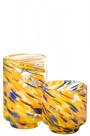 Vază, Arun Sticlă, Mix L, L 15| W 15| H 25.5 cm [3]