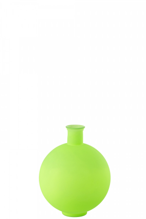 SALE % - Vază, Ball Sticlă Neon Verde M, L 34| W 34| H 44 cm